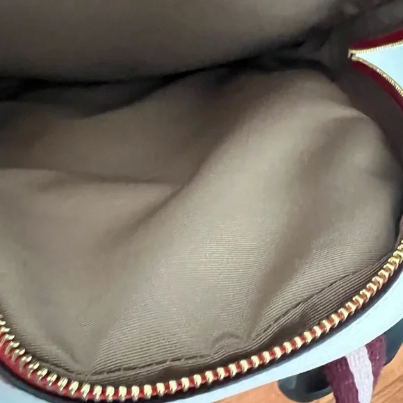 Coach Court Backpack With Heart Cherry Print - Picture 3 of 10